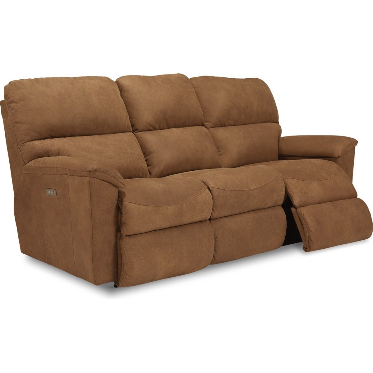 LaZBoy Brooks Casual Reclining Sofa Conlin's Furniture Reclining